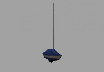 Objects: Sailboat and Floating House version 1.0 for Farming Simulator 2017