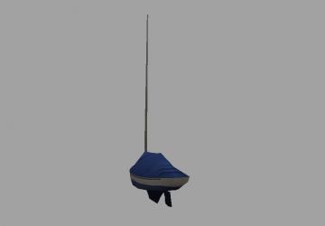 Objects: Sailboat and Floating House version 1.0 for Farming Simulator 2017