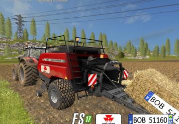 BigBalers 1 axle By BOB51160 version 2.0 for Farming Simulator 2017 (v1.5.3.1)