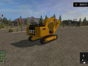 Caterpillar 329e Excavator version 1.0 for Farming Simulator 2017 (v1.4.4)