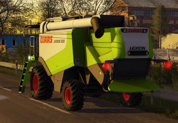Claas Lexion 530 Pack version 1.0.0.0 for Farming Simulator 2017 (v1.5.x)