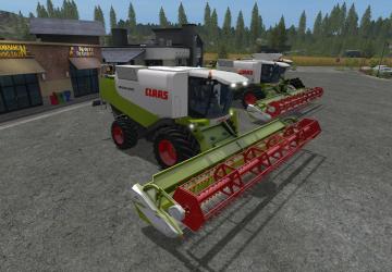 Claas Lexion 600 Pack version 1.0.0.0 for Farming Simulator 2017 (v1.5.x)