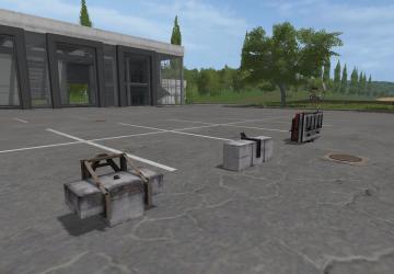 Concrete weights version 1.0.0.0 for Farming Simulator 2017 (v1.5.x)