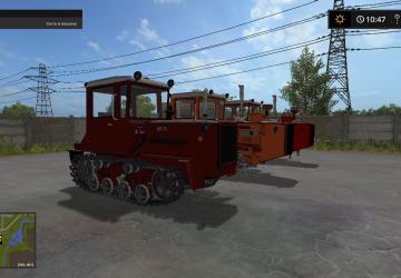 DT-75M and DT-175S Volgar version 1.0 for Farming Simulator 2017 (vFS17)