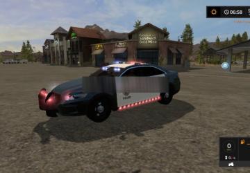 Ford Taurus Police 2013 version 1.0 for Farming Simulator 2017 (v1.5.3.1)