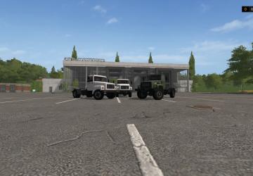 GAZ-3307, 3308 Tractors and GAZ-33086 Zemlyak v1.0 for Farming Simulator 2017