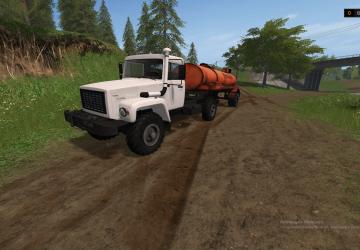 GAZ-3307, 3308 Tractors and GAZ-33086 Zemlyak v1.0 for Farming Simulator 2017