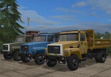 GAZ-3307 Dump Truck version 1.0.0 for Farming Simulator 2017 (vv1.5x)