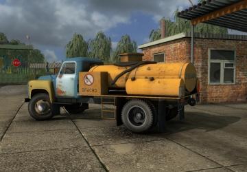 GAZ-53 Fuel Tanker version 1.0 for Farming Simulator 2017 (v1.5.3.1)