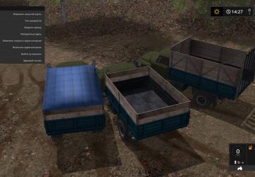 GAZ 53 Khaki version 1.0 for Farming Simulator 2017 (v1.5.3.1)
