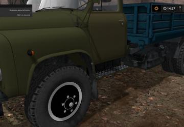 GAZ 53 Khaki version 1.0 for Farming Simulator 2017 (v1.5.3.1)