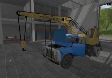 GAZ 53 Crane version 1.1 for Farming Simulator 2017 (v1.5.3.1)