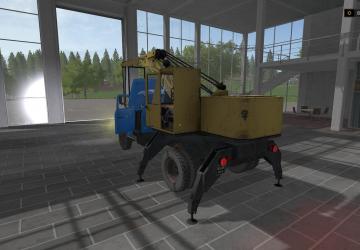 GAZ 53 Crane version 1.1 for Farming Simulator 2017 (v1.5.3.1)