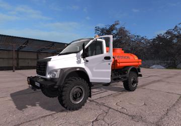 GAZon NEXT Fuel Tanker version 1.0 for Farming Simulator 2017 (v1.5.x)