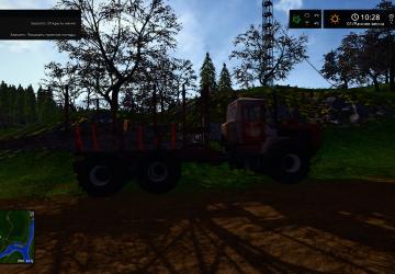 HTZ T-150 Forwarder version V1.0.0.0 for Farming Simulator 2017 (v1.5x)
