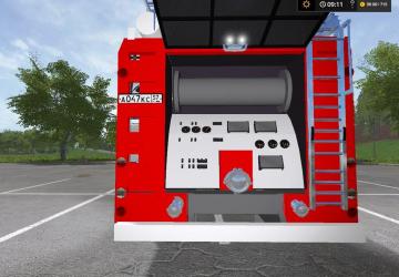 KAMAZ 43253 Fire Truck version 1.0 for Farming Simulator 2017