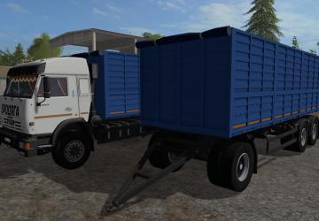 KamAZ-53215 version 1.0.0.0 for Farming Simulator 2017 (v1.5.x)