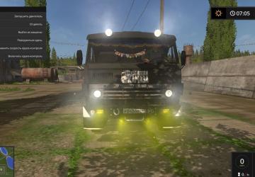 KamAZ 5410 and Trailer (evgen) version 1.0 for Farming Simulator 2017 (v1.5.3.1)
