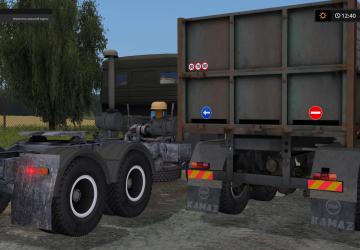 KamAZ 5410 and Trailer (evgen) version 1.0 for Farming Simulator 2017 (v1.5.3.1)