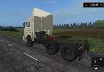 KamAZ 54115 Twins from Truckers TV Series v2.0 for Farming Simulator 2017 (v1.5.3.1)