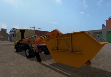 KamAZ-5460 Garbage Truck version 3.1 for Farming Simulator 2017 (v1.5.x)