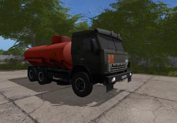 KAMAZ-55102 Fuel truck version 1.0 for Farming Simulator 2017 (v1.5.x)