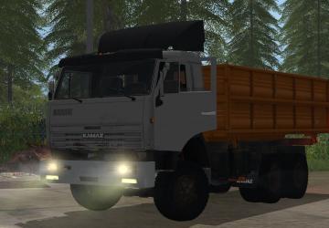 KamAZ-55102 version 1.0.0.5 for Farming Simulator 2017 (v1.5x)