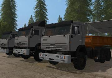 KamAZ-55102 version 1.0.0.5 for Farming Simulator 2017 (v1.5x)