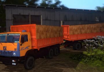 KamAZ-55102 version 1.0 for Farming Simulator 2017 (v1.5x)