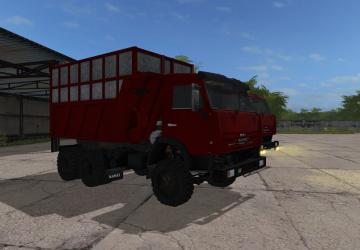 KamAZ-55111 version 1.0.0.2 for Farming Simulator 2017 (v1.5.x)