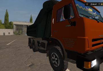 Kamaz 55111 After Overhaul version 0.02 for Farming Simulator 2017 (vFarming simulator 17)