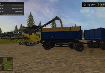 KAMAZ 55111 Sovok 1 and NEFAZ 8529S Trailer v1.2 for Farming Simulator 2017 (v1.5.3.1)