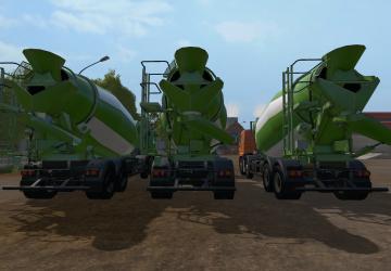 KamAZ-5814W2 Concrete Mixer Truck version 1.0.0.1 for Farming Simulator 2017 (v1.5.x)