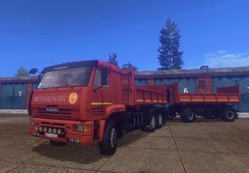 KAMAZ-65115 version 1.8 for Farming Simulator 2017 (v1.5.3)