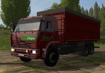 KamAZ-65117 version 0.1.8 for Farming Simulator 2017 (v1.5.x)