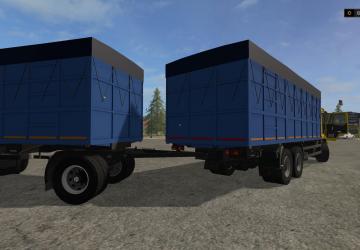 Kamaz 65117V + Nefaz 8332Z3 version 1.0.0.0 for Farming Simulator 2017 (v1.5.3.1)