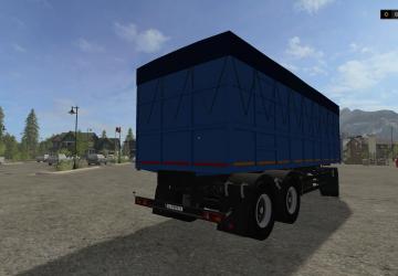 Kamaz 65117V + Nefaz 8332Z3 version 1.0.0.0 for Farming Simulator 2017 (v1.5.3.1)
