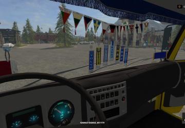 Kamaz 65117V + Nefaz 8332Z3 version 1.0.0.0 for Farming Simulator 2017 (v1.5.3.1)