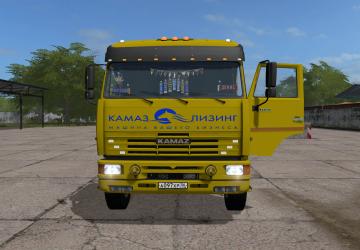 KamAZ Flatbed version 1.0.0.0 for Farming Simulator 2017 (v1.5.x)