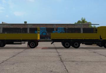 KamAZ Flatbed version 1.0.0.0 for Farming Simulator 2017 (v1.5.x)