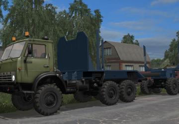 KamAZ Timber Truck version 08.10.20 for Farming Simulator 2017 (v1.5x)