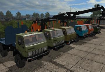 KamAZ Timber Truck version 08.10.20 for Farming Simulator 2017 (v1.5x)