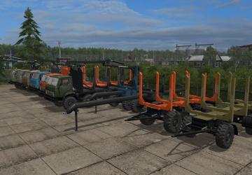 KamAZ Timber Truck version 08.10.20 for Farming Simulator 2017 (v1.5x)