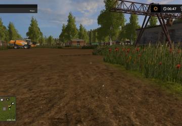 Small Settlement Map version 1 for Farming Simulator 2017 (vFarming Simulator17)