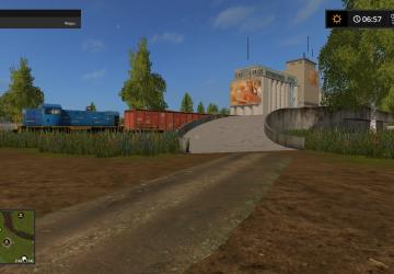Small Settlement Map version 1 for Farming Simulator 2017 (vFarming Simulator17)