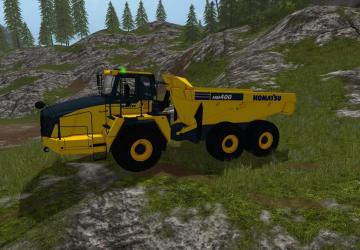 Komatsu HM400-5 version 1.0 for Farming Simulator 2017 (v1.5.3.1)