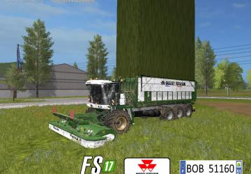 Krone Big 50m And 500k Zx550gd version 3.0 for Farming Simulator 2017 (v1.5.3.1)
