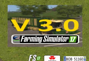 Krone Big 50m And 500k Zx550gd version 3.0 for Farming Simulator 2017 (v1.5.3.1)