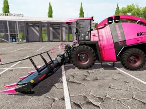 Krone BiG X 1100 pink version 04.12.16 for Farming Simulator 2017 (v1.3)