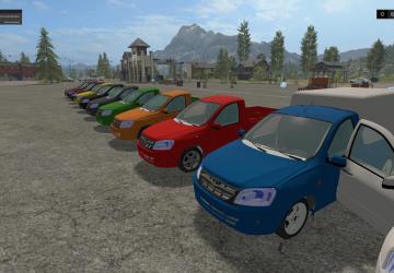 Lada Granta Pickup version 1.0 for Farming Simulator 2017 (v1.5.3.1)